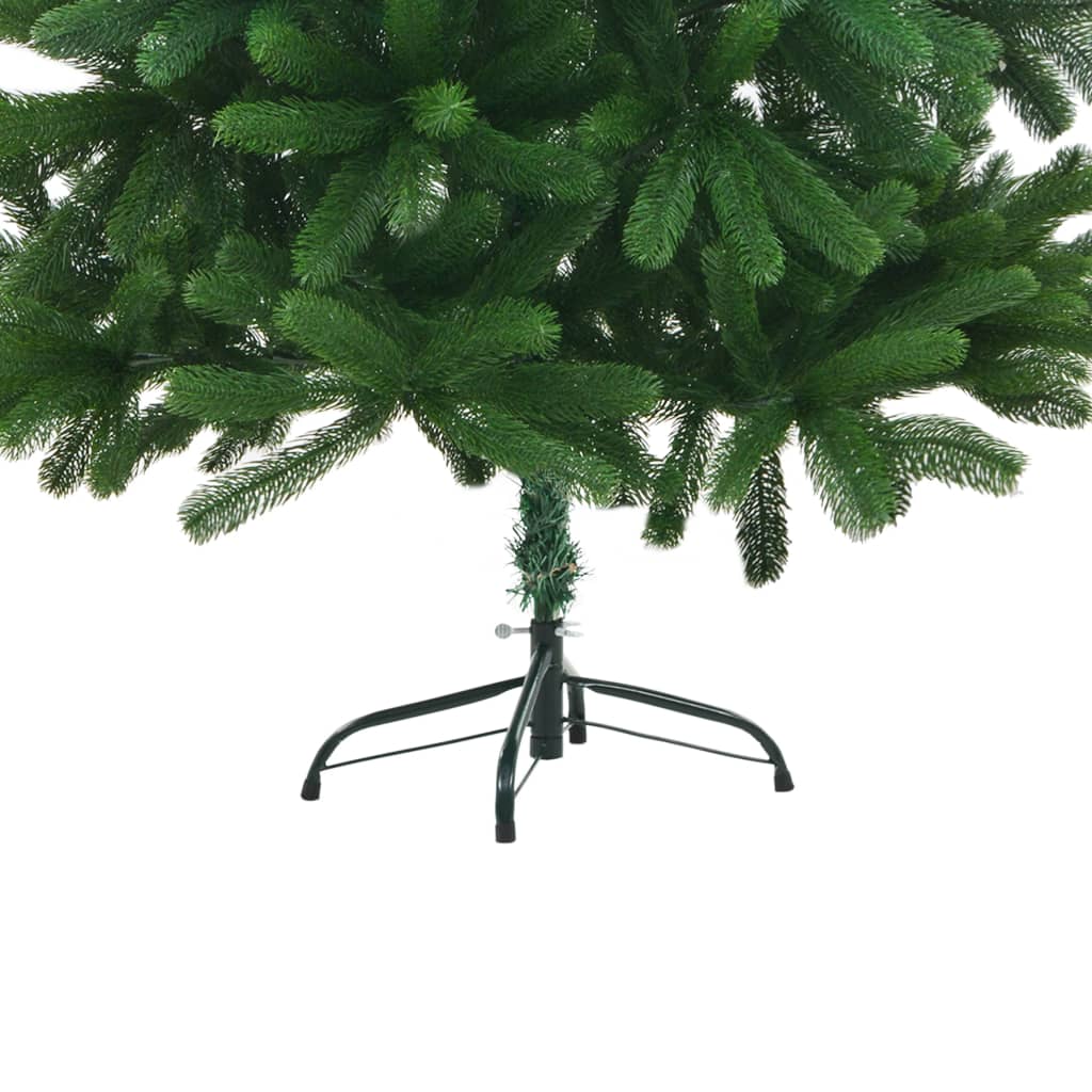 vidaXL Umělý vánoční stromek s realistickým jehličím 210 cm zelený
