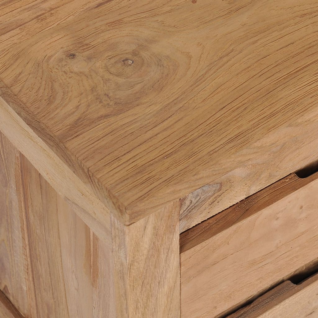 vidaXL TV stolek 115x30x40 cm masivní teakové dřevo