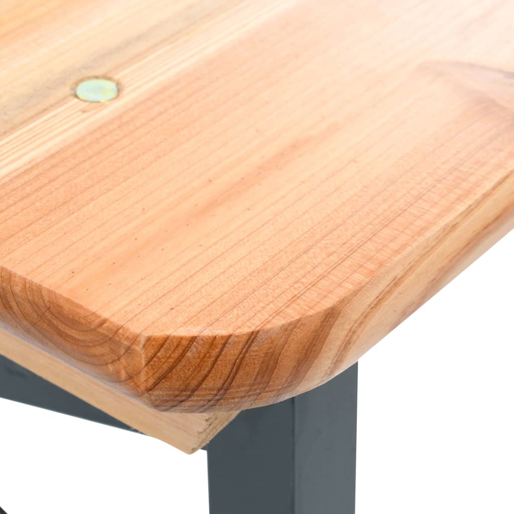 vidaXL Skládací pivní set stůl se 2 lavicemi 118 cm jedlové dřevo