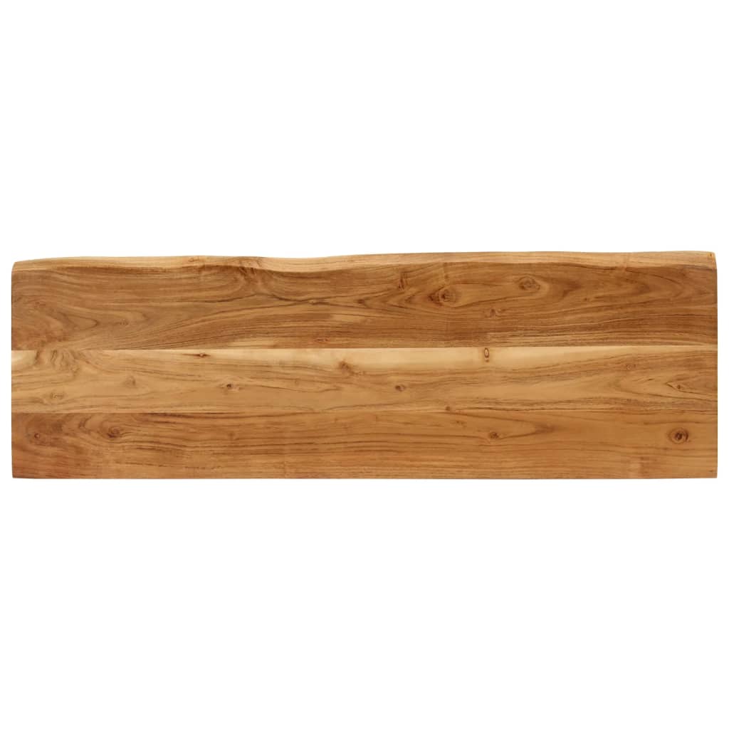 vidaXL Lavice s živou hranou 105 cm masivní akáciové dřevo