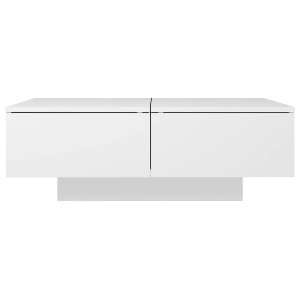 vidaXL Konferenční stolek bílý 90 x 60 x 31 cm dřevotříska