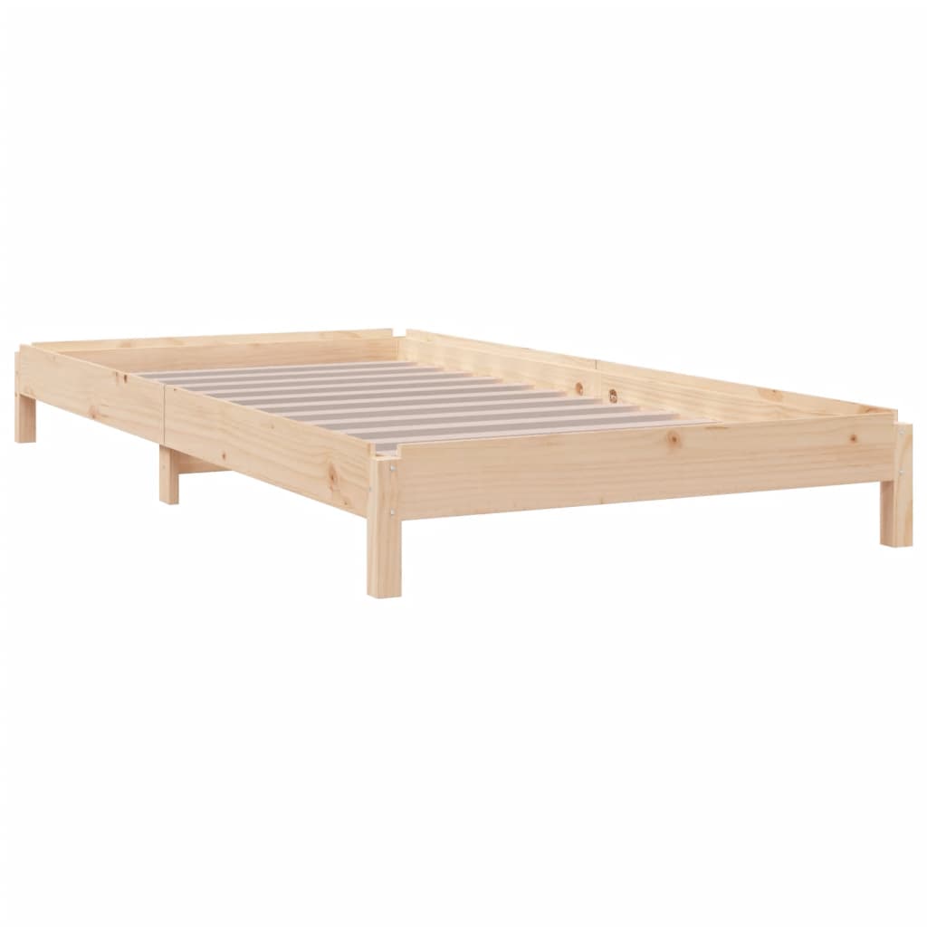 vidaXL Stohovatelná postel 75 x 190 cm masivní borovice