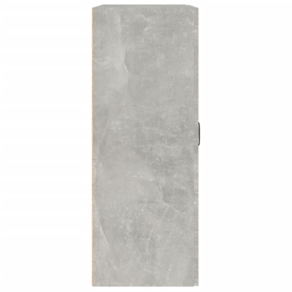 vidaXL Závěsná nástěnná skříňka betonově šedá 69,5 x 32,5 x 90 cm