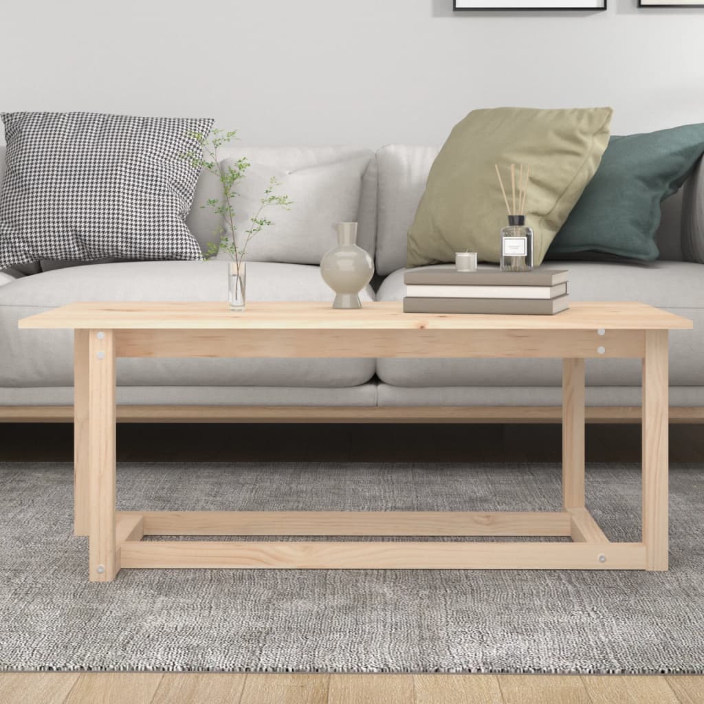 vidaXL Konferenční stolek 110 x 55 x 45 cm masivní borové dřevo
