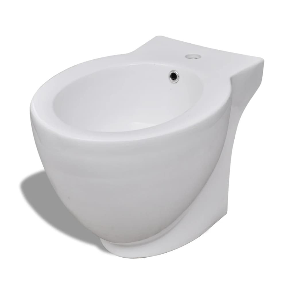 Toaletní mísa a bidet , bílá keramika