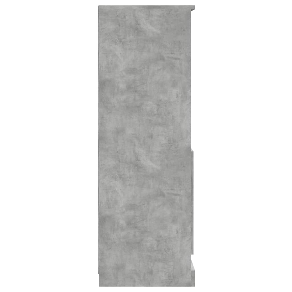 vidaXL Skříň highboard betonově šedá 60x35,5x103,5 cm kompozitní dřevo