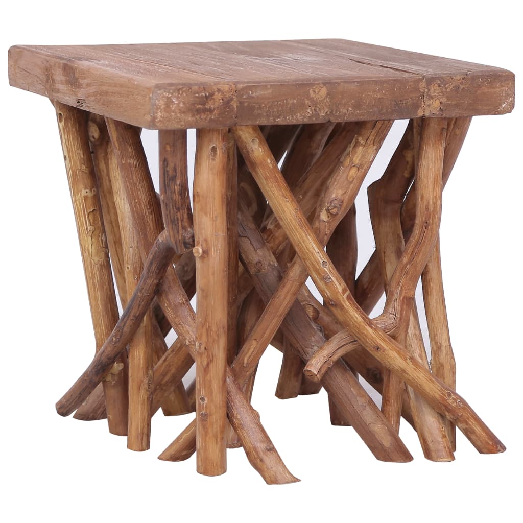 vidaXL Konferenční stolek z větví 40 x 40 x 40 cm masivní dřevo