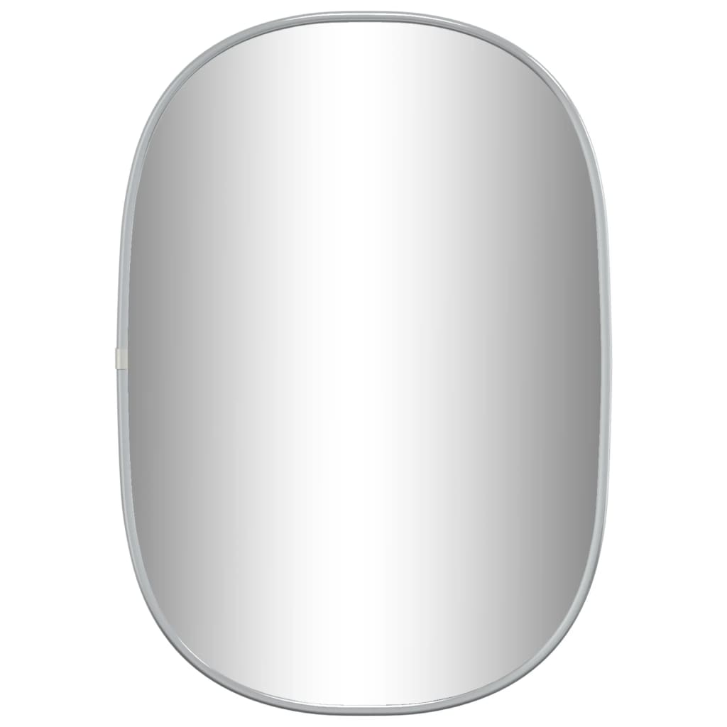 vidaXL Nástěnné zrcadlo stříbrné 50 x 35 cm