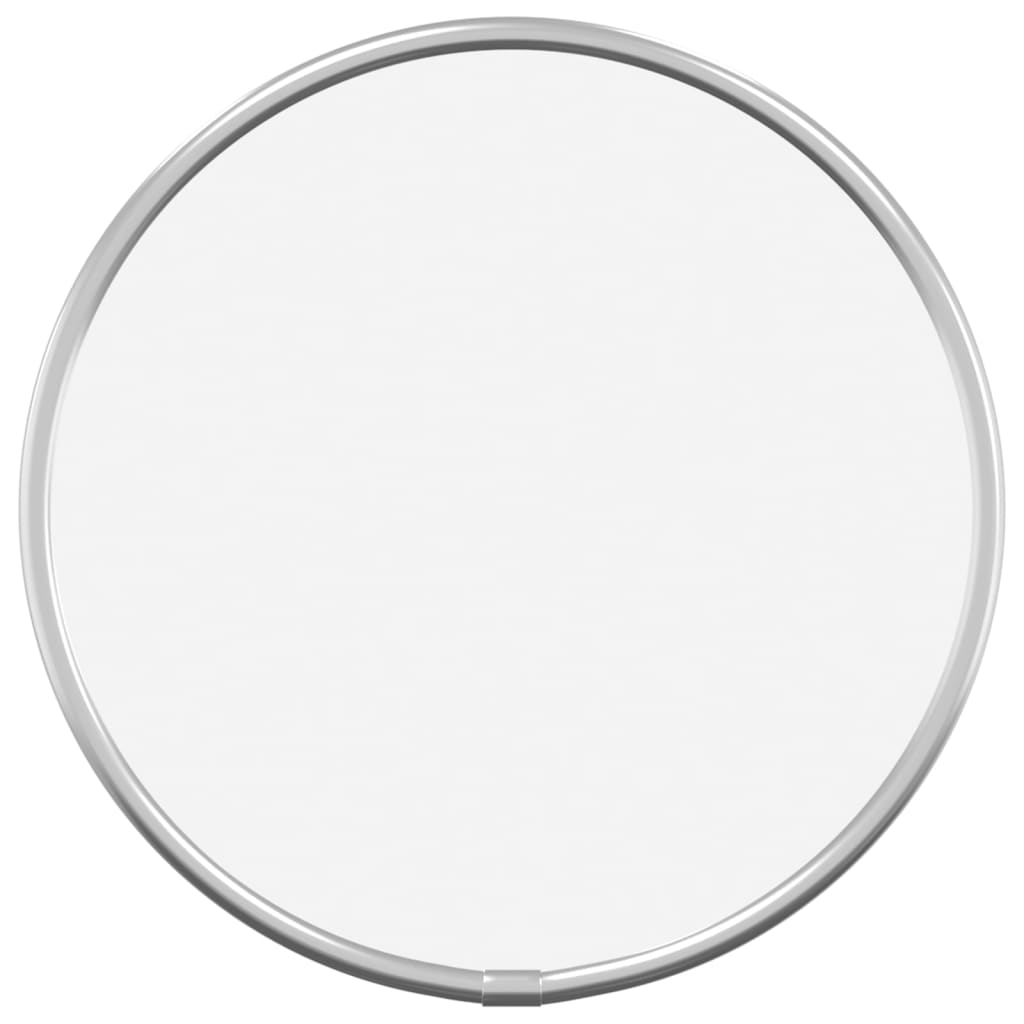 vidaXL Nástěnné zrcadlo stříbrné Ø 20 cm kulaté