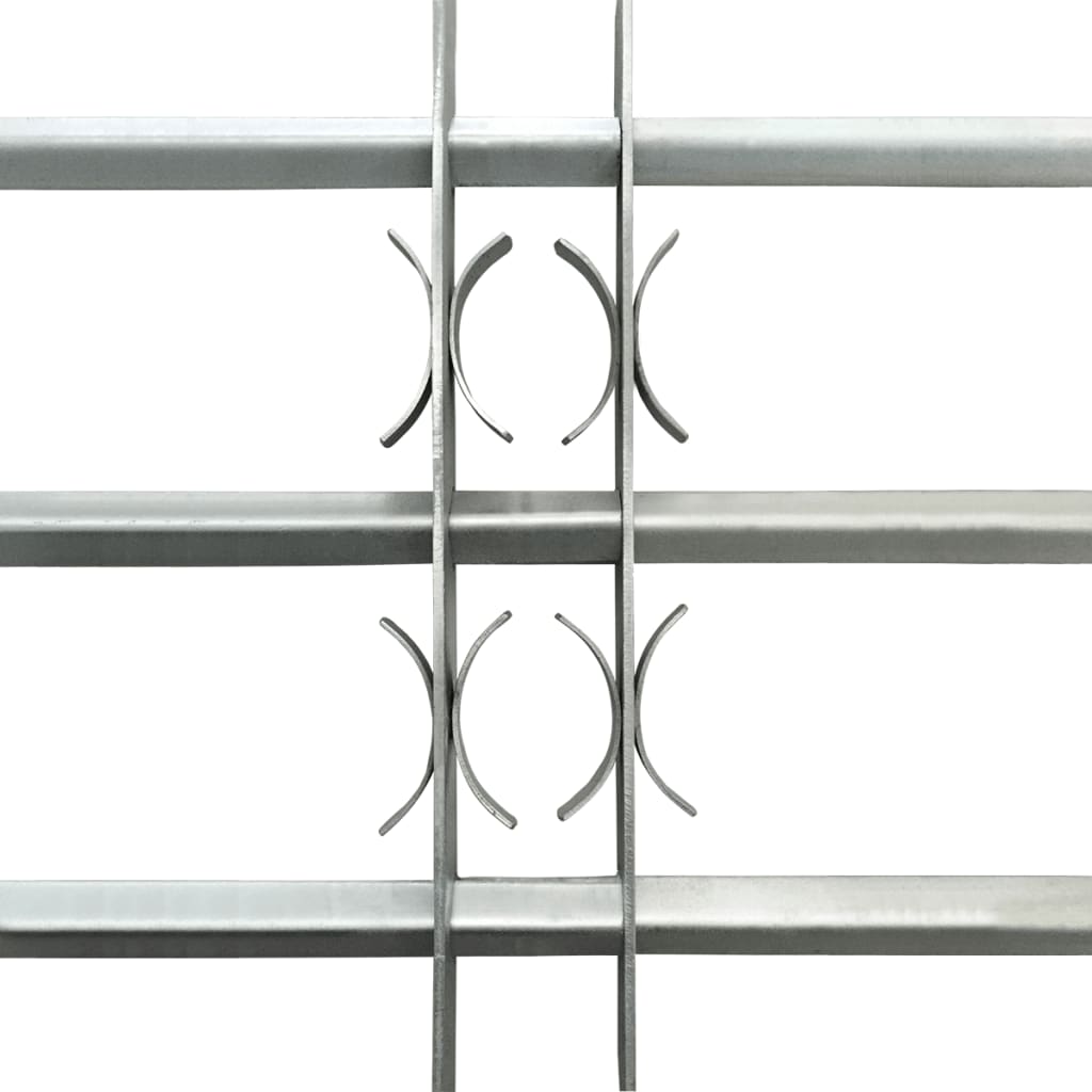 Nastavitelná bezpečnostní okenní mříž se 3 příčkami 500–650 mm