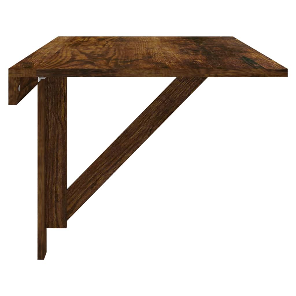 vidaXL Nástěnný sklápěcí stůl kouřový dub 100x60x56cm kompozitní dřevo