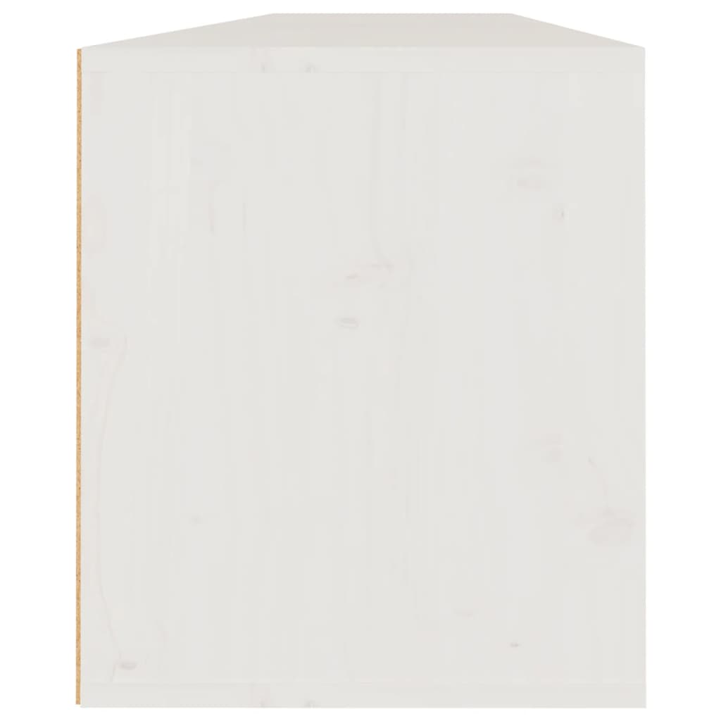 vidaXL Nástěnné skříňky 2 ks bílé 80 x 30 x 35 cm masivní borové dřevo