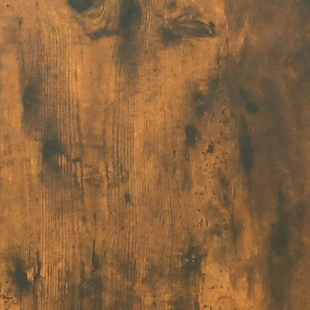 vidaXL Knihovna kouřový dub 40x33x100 cm kompozitní dřevo a ocel