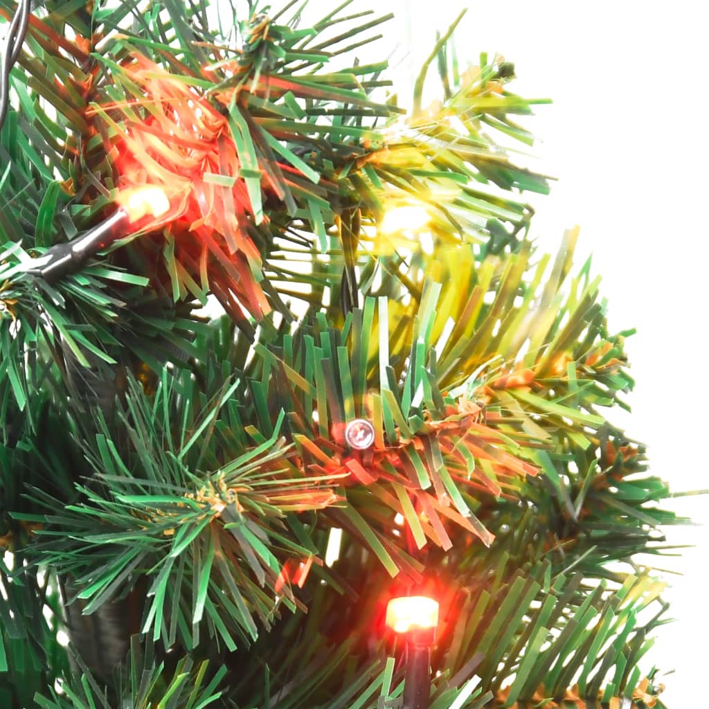 vidaXL Vánoční stromky k cestě 6 ks vícebarevné LED diody 45 cm PVC