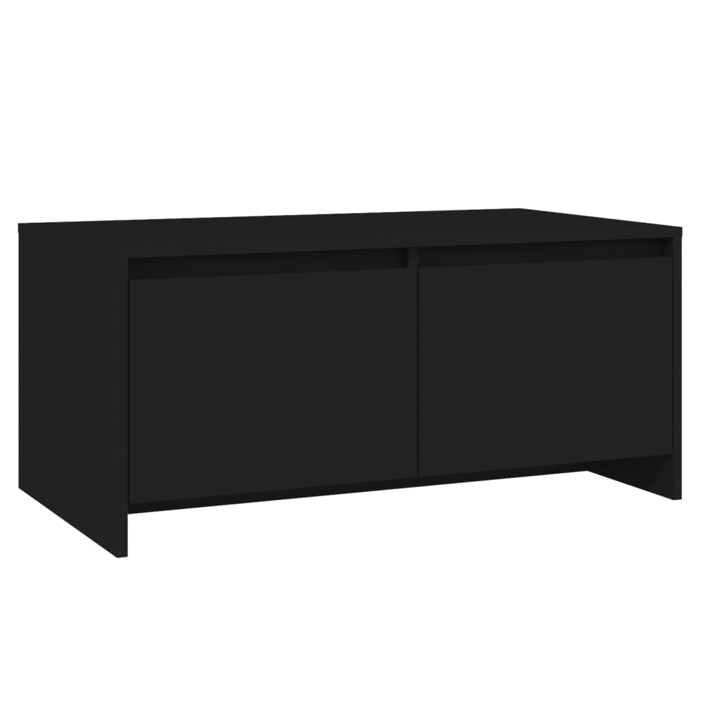 vidaXL Konferenční stolek černý 90 x 50 x 41,5 cm dřevotříska