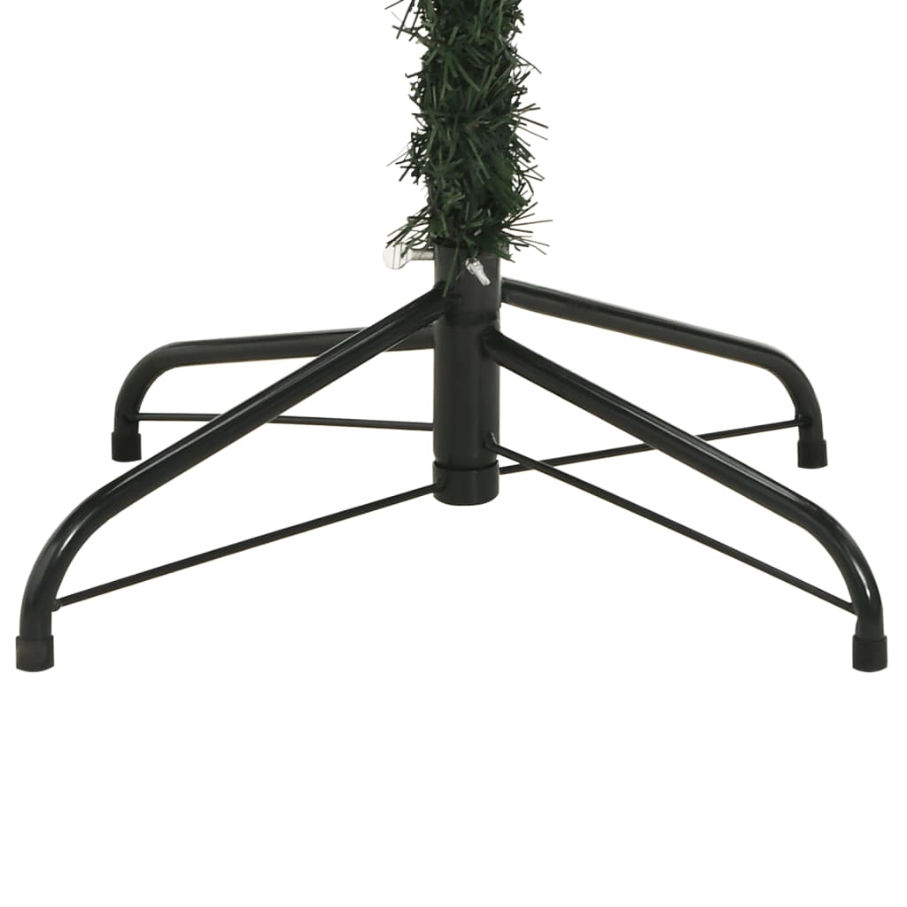 vidaXL Umělý sklápěcí vánoční stromek s šiškami 210 cm