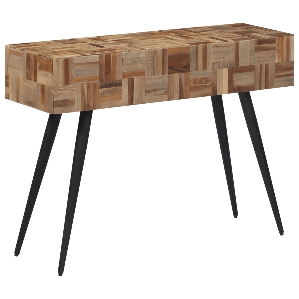vidaXL Konzolový stolek 110 x 34 x 80 cm masivní recyklovaný teak