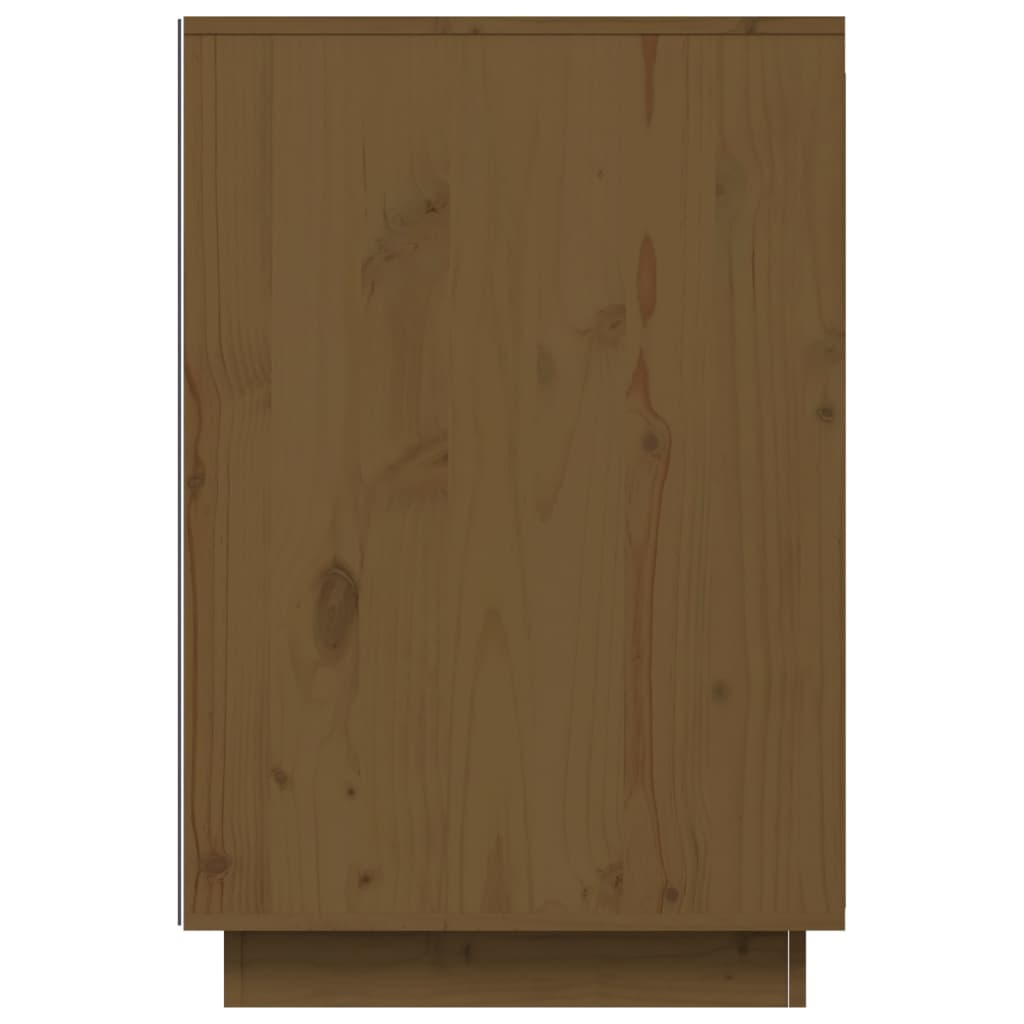 vidaXL Psací stůl medově hnědý 140 x 50 x 75 cm masivní borové dřevo