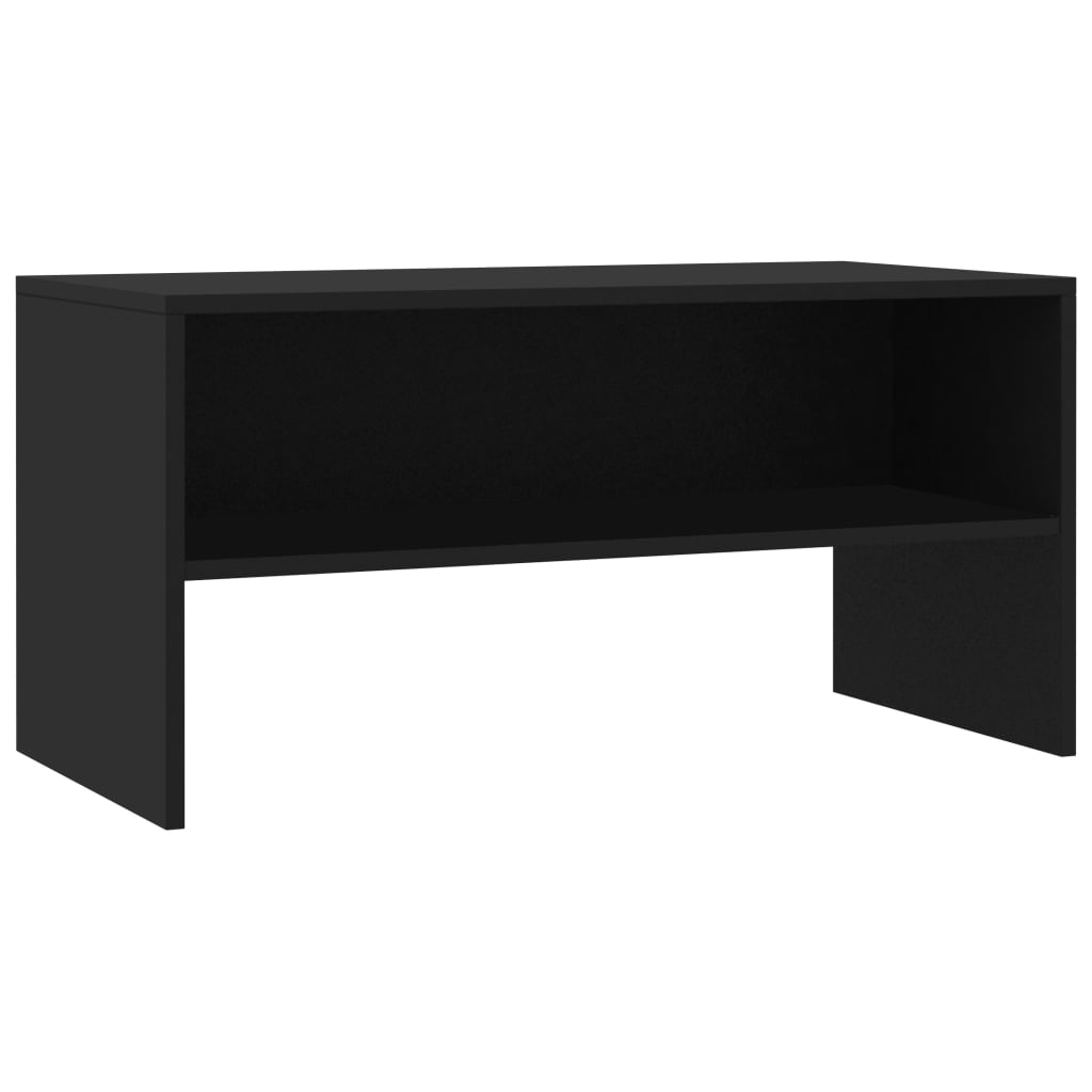 vidaXL TV stolek černý 80 x 40 x 40 cm dřevotříska