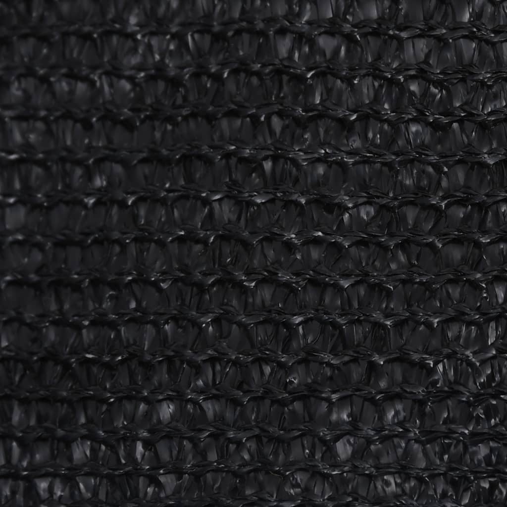 vidaXL Stínící plachta 160 g/m² černá 2 x 4,5 m HDPE