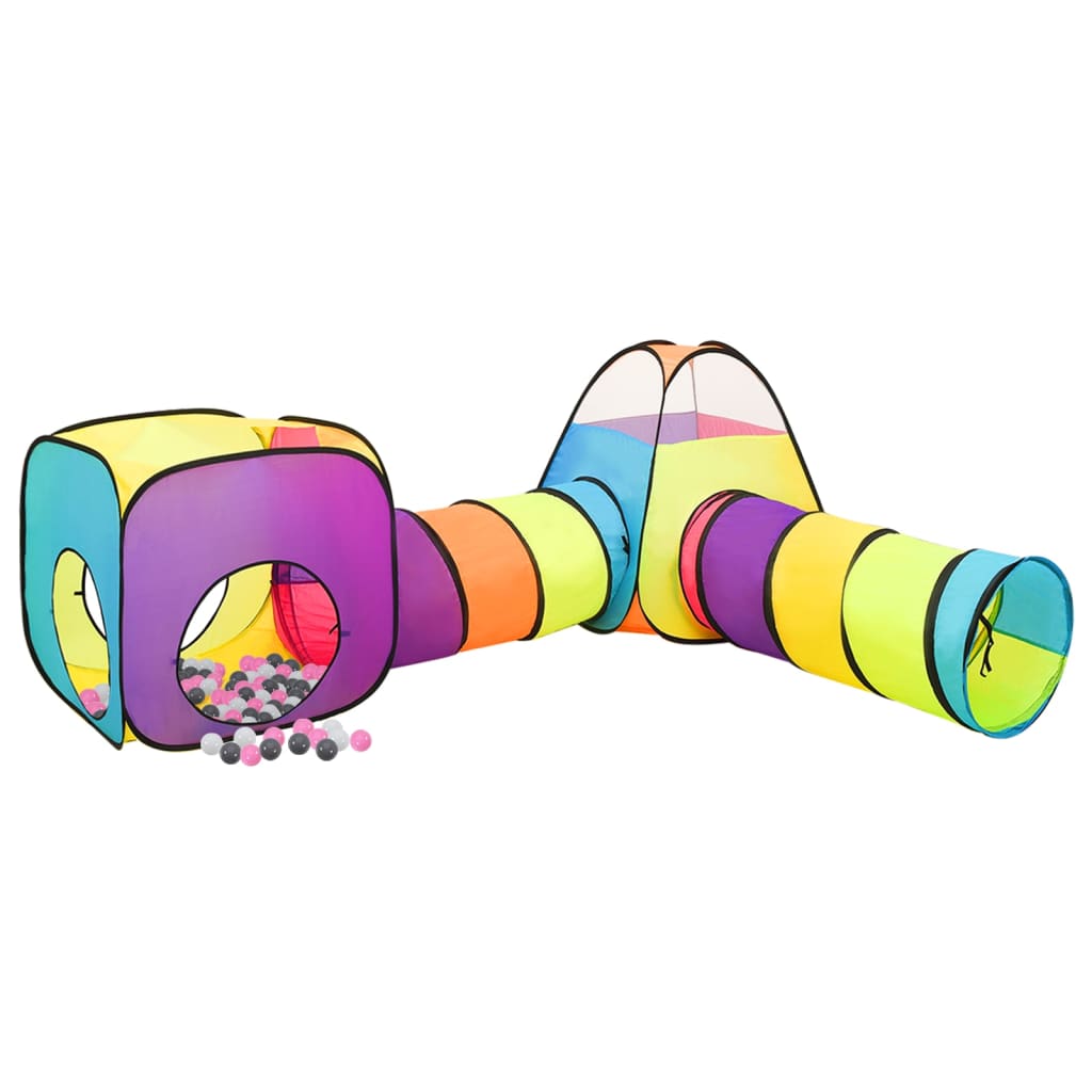 vidaXL Dětský stan na hraní s 250 míčky vícebarevný 190 x 264 x 90 cm