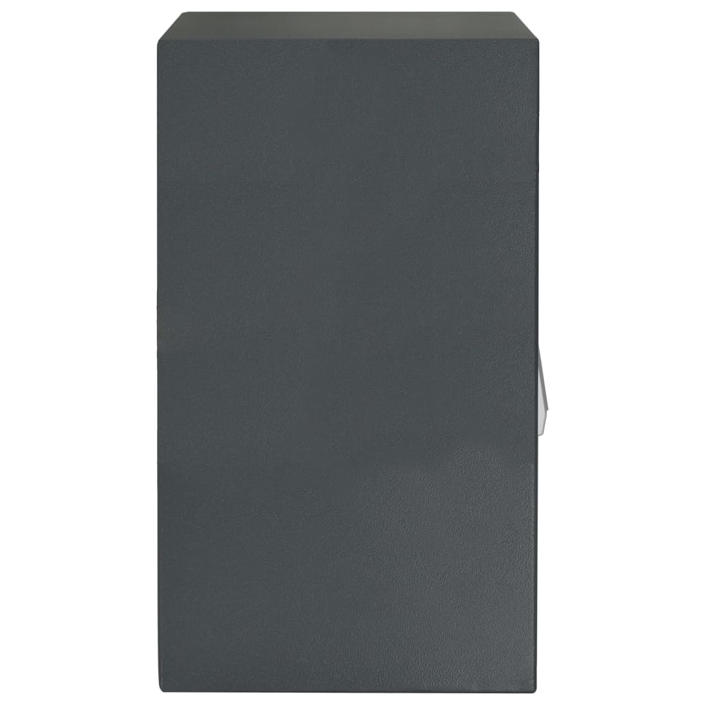 vidaXL Digitální trezor tmavě šedý 40 x 35 x 60 cm