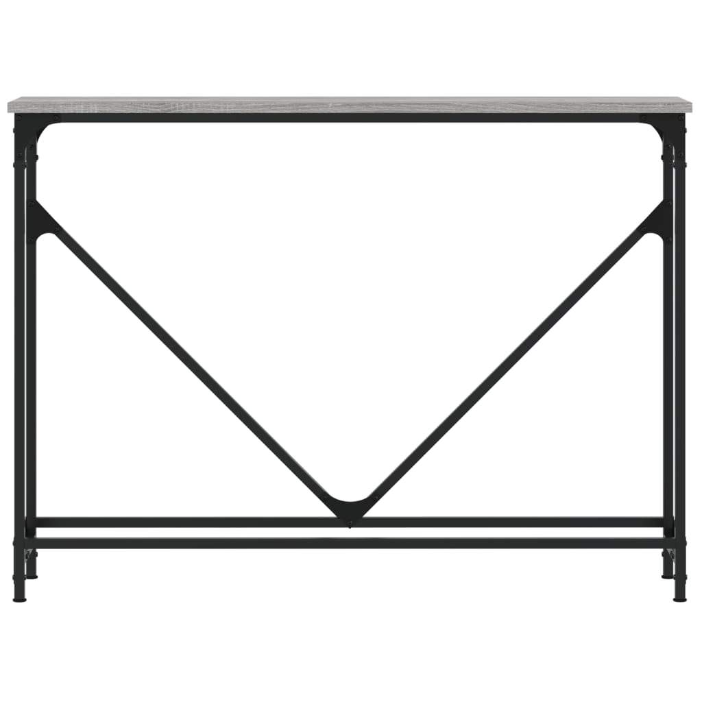 vidaXL Konzolový stolek šedý sonoma 102x22,5x75 cm kompozitní dřevo