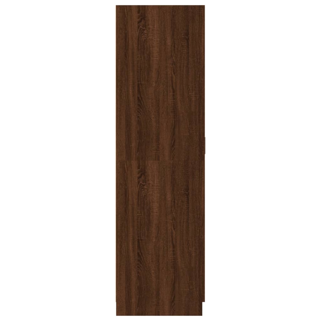 vidaXL Šatní skříň hnědý dub 80 x 52 x 180 cm kompozitní dřevo