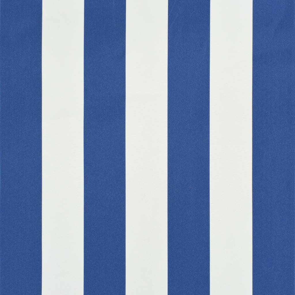 vidaXL Zatahovací markýza 150 x 150 cm modro-bílá