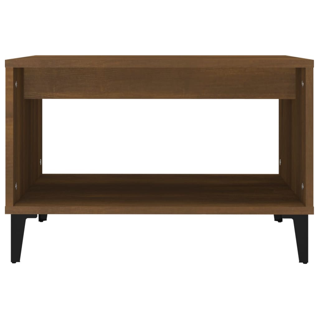 vidaXL Konferenční stolek hnědý dub 60 x 50 x 40 cm kompozitní dřevo