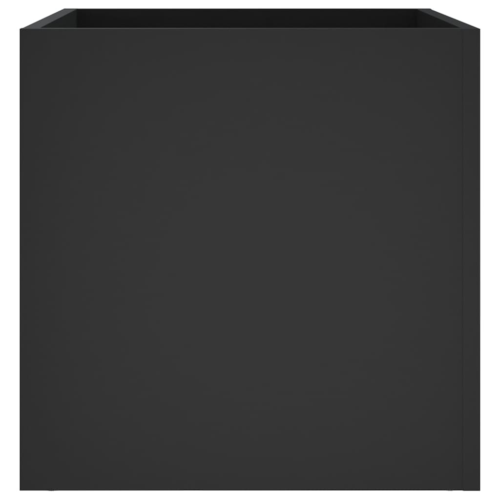 vidaXL Truhlík černý 40 x 40 x 40 cm kompozitní dřevo