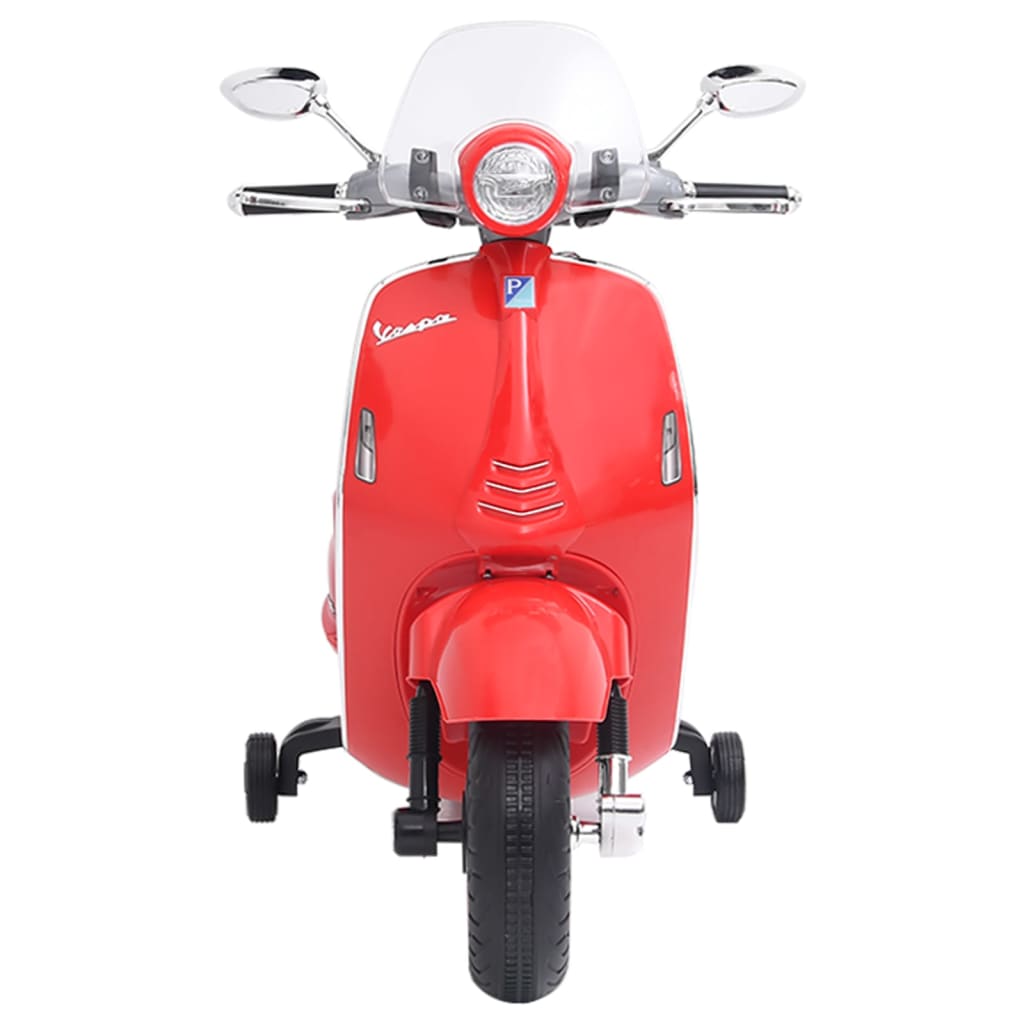 vidaXL Dětská elektrická motorka Vespa GTS300 červená