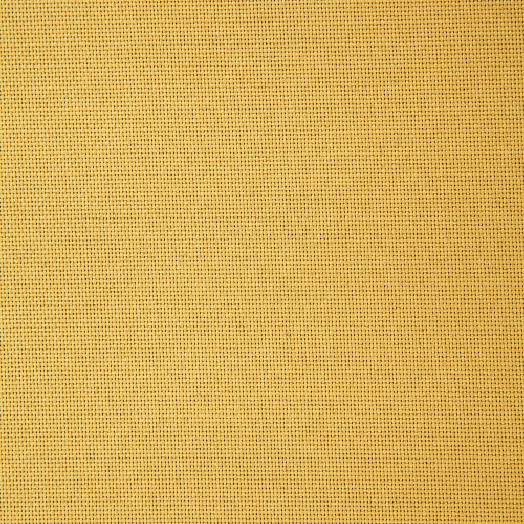 vidaXL Hranaté křeslo žluté textil