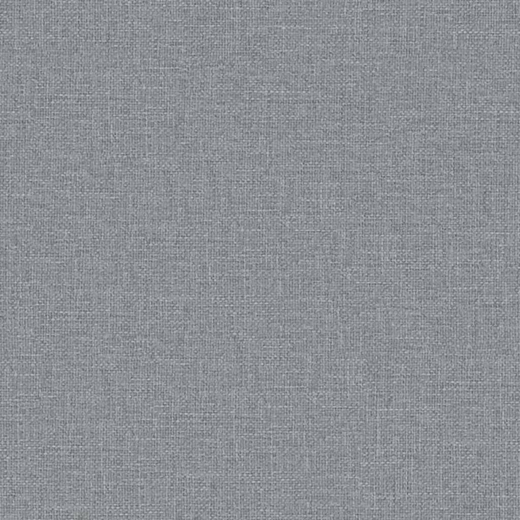 vidaXL Křeslo světle šedé 55 x 64 x 80 cm textil