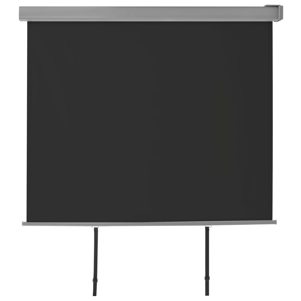 vidaXL Balkonová zástěna multifunkční 150 x 200 cm černá