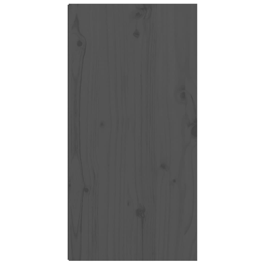 vidaXL Nástěnné skříňky 2 ks šedé 30 x 30 x 60 cm masivní borové dřevo