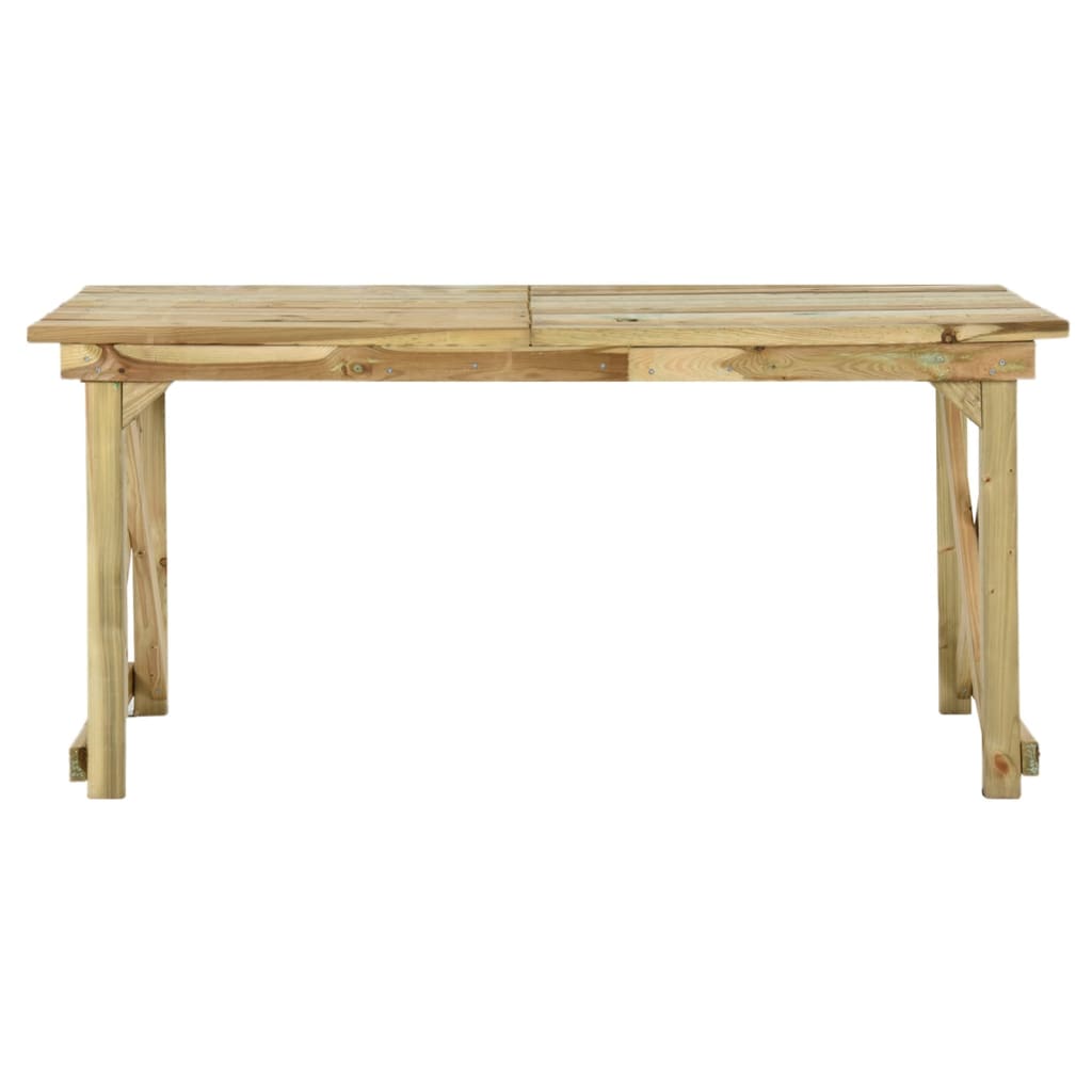 vidaXL Zahradní stůl 160 x 79 x 75 cm dřevo