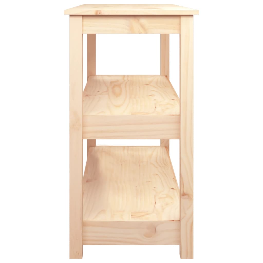 vidaXL Konzolový stolek 110x40x74 cm masivní borové dřevo