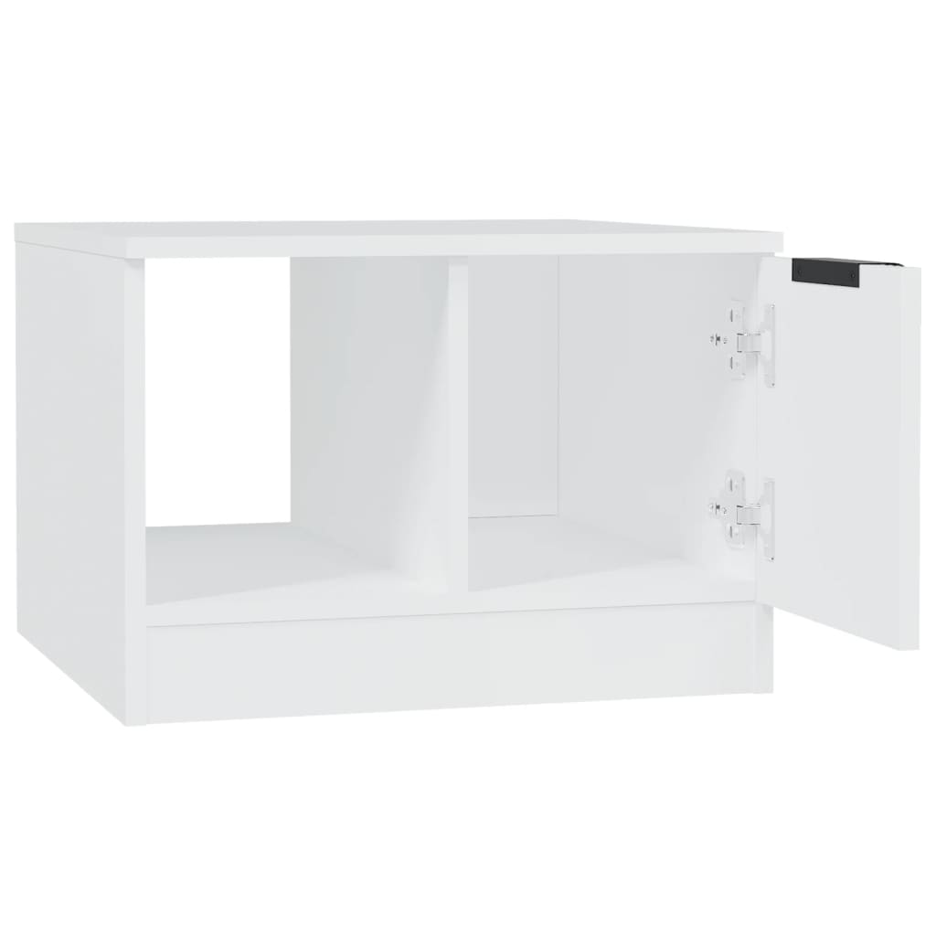 vidaXL Konferenční stolek bílý 50 x 50 x 36 cm kompozitní dřevo