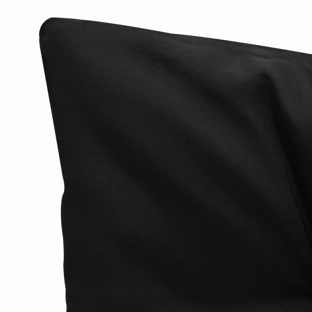 vidaXL Podušky pro závěsné houpací křeslo 2 ks černo-šedé 50 cm textil