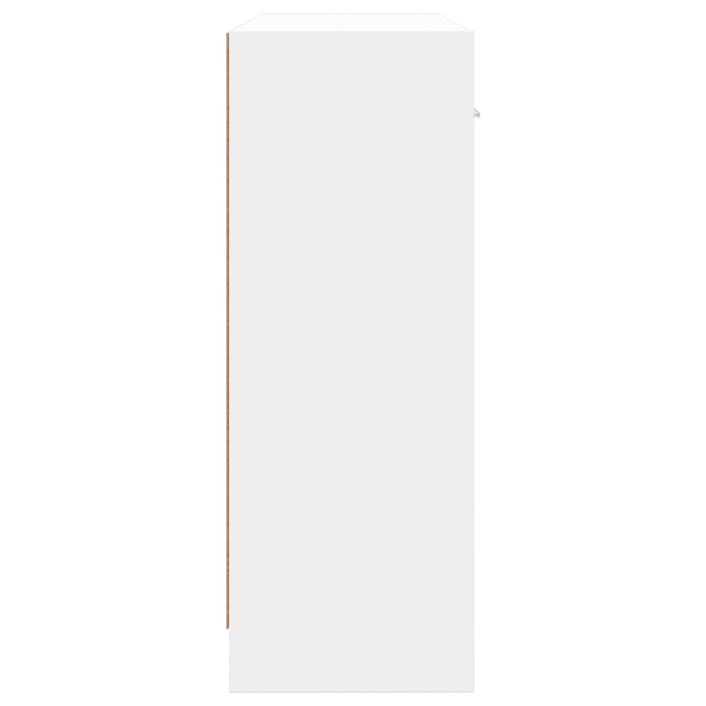 vidaXL Příborník bílý 91 x 28 x 75 cm kompozitní dřevo
