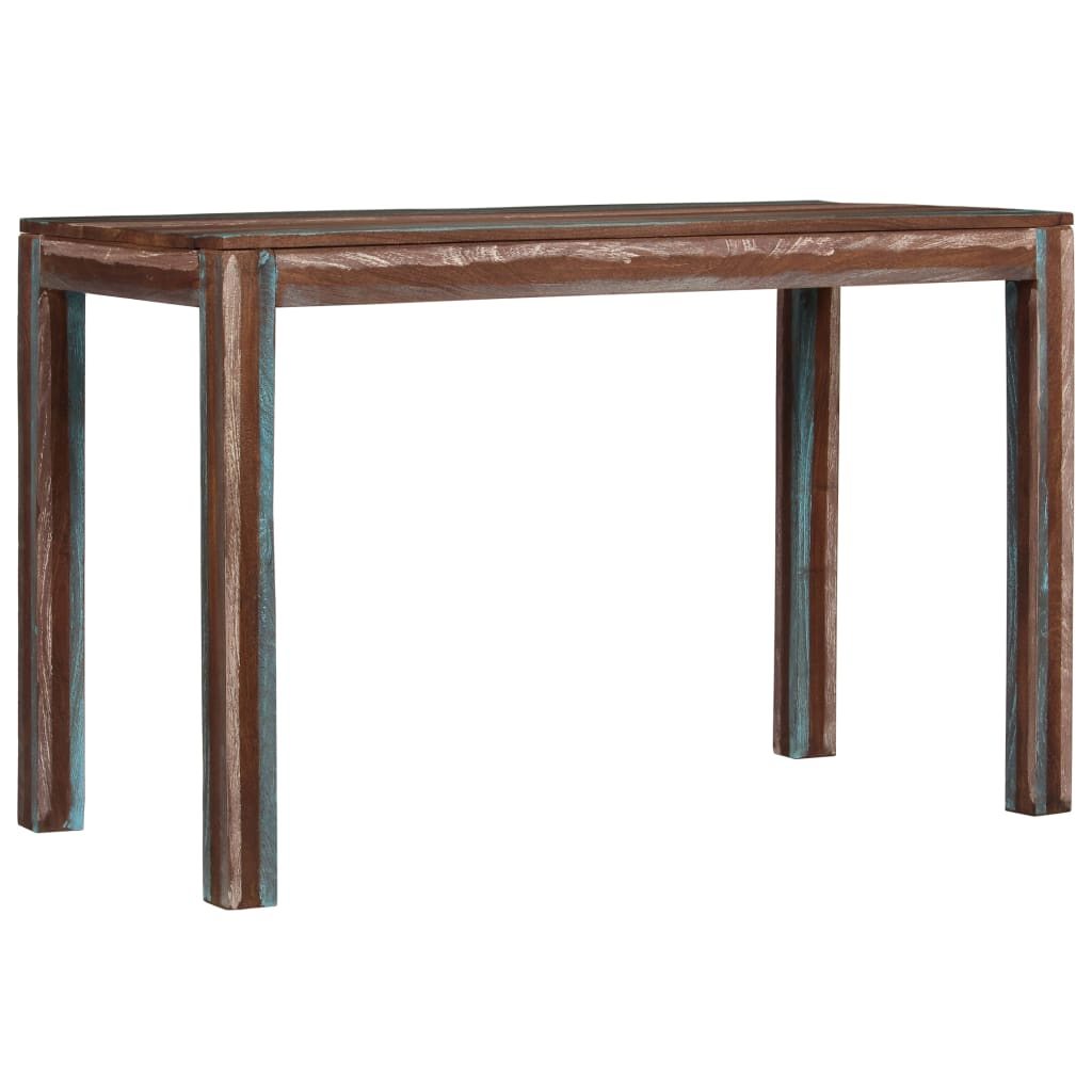 vidaXL Jídelní stůl z masivního dřeva vintage 118 x 60 x 76 cm