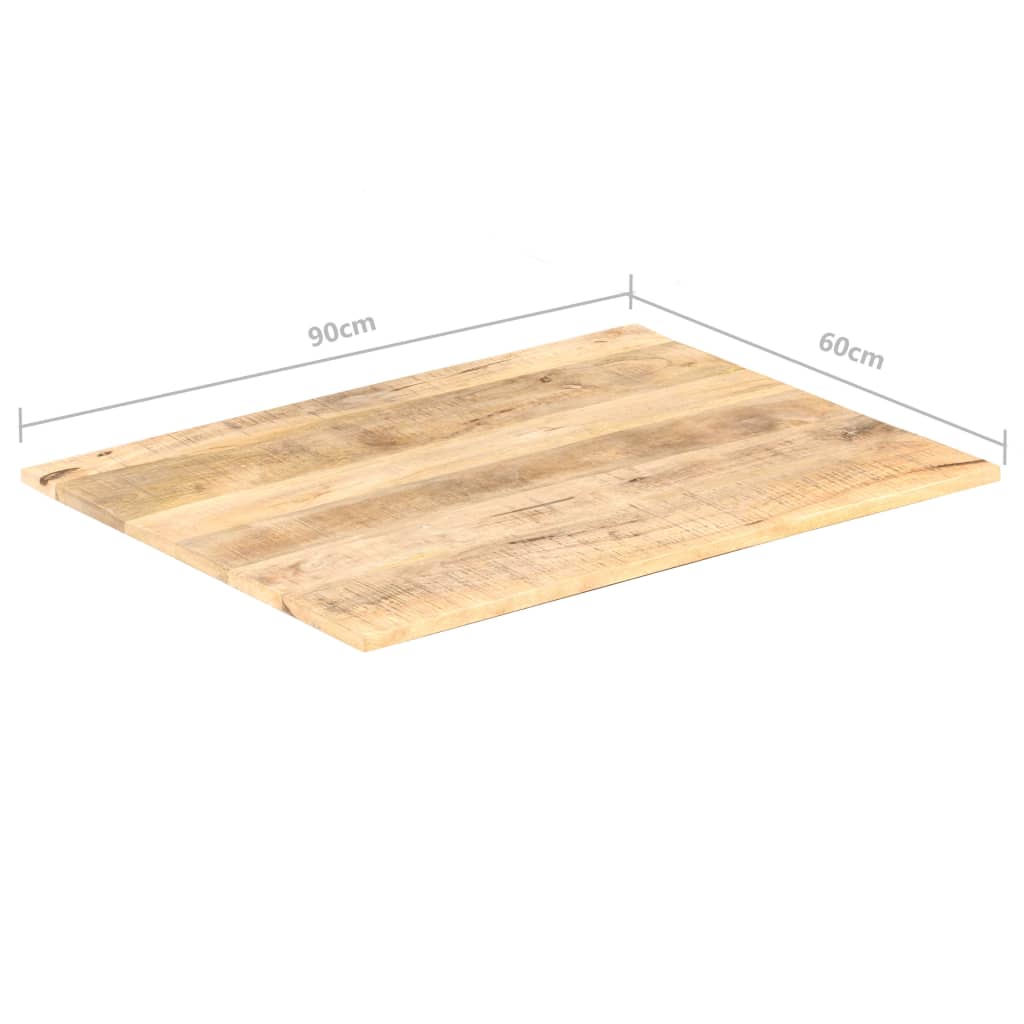 vidaXL Stolní deska masivní mangovníkové dřevo 15–16 mm 90 x 60 cm