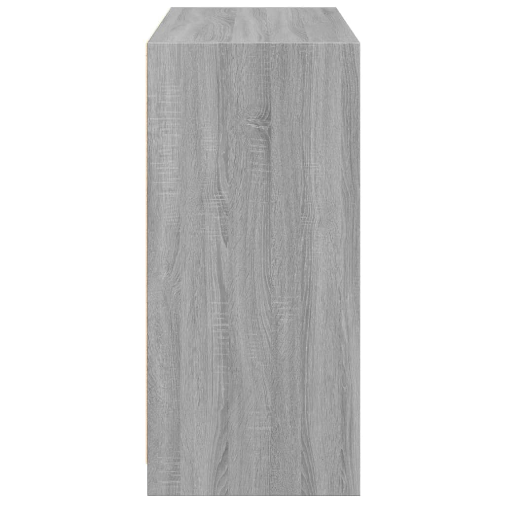 vidaXL Šatní skříň šedá sonoma 77 x 48 x 102 cm kompozitní dřevo