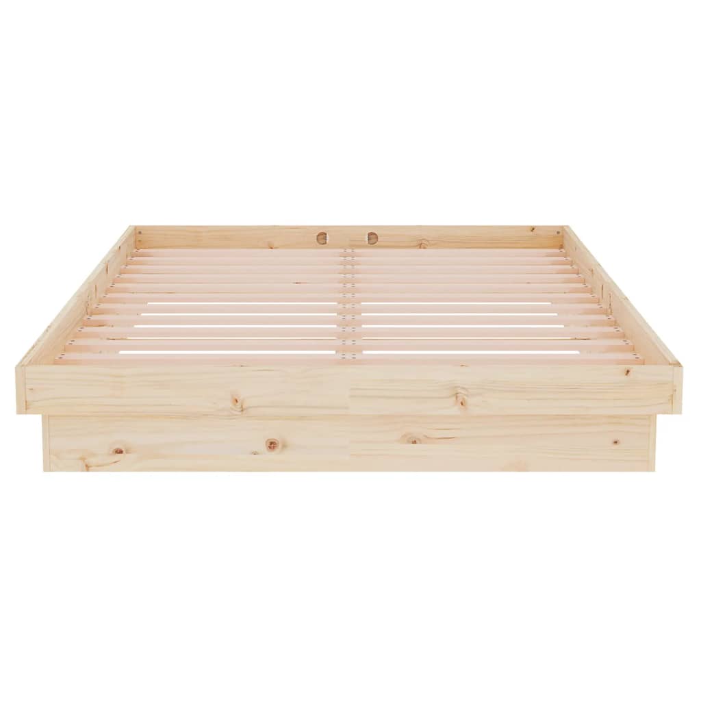 vidaXL Rám postele masivní dřevo 120 x 200 cm