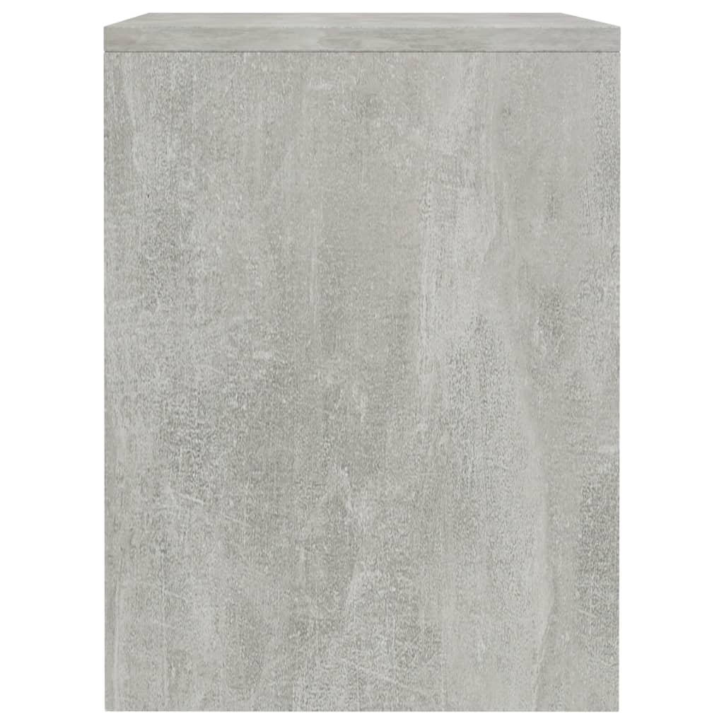vidaXL Noční stolek betonově šedý 40 x 30 x 40 cm dřevotříska