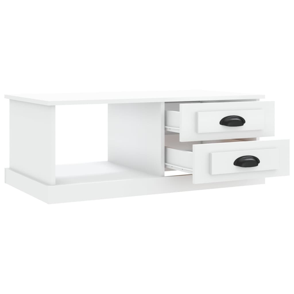vidaXL Konferenční stolek bílý 90 x 50 x 35 cm kompozitní dřevo