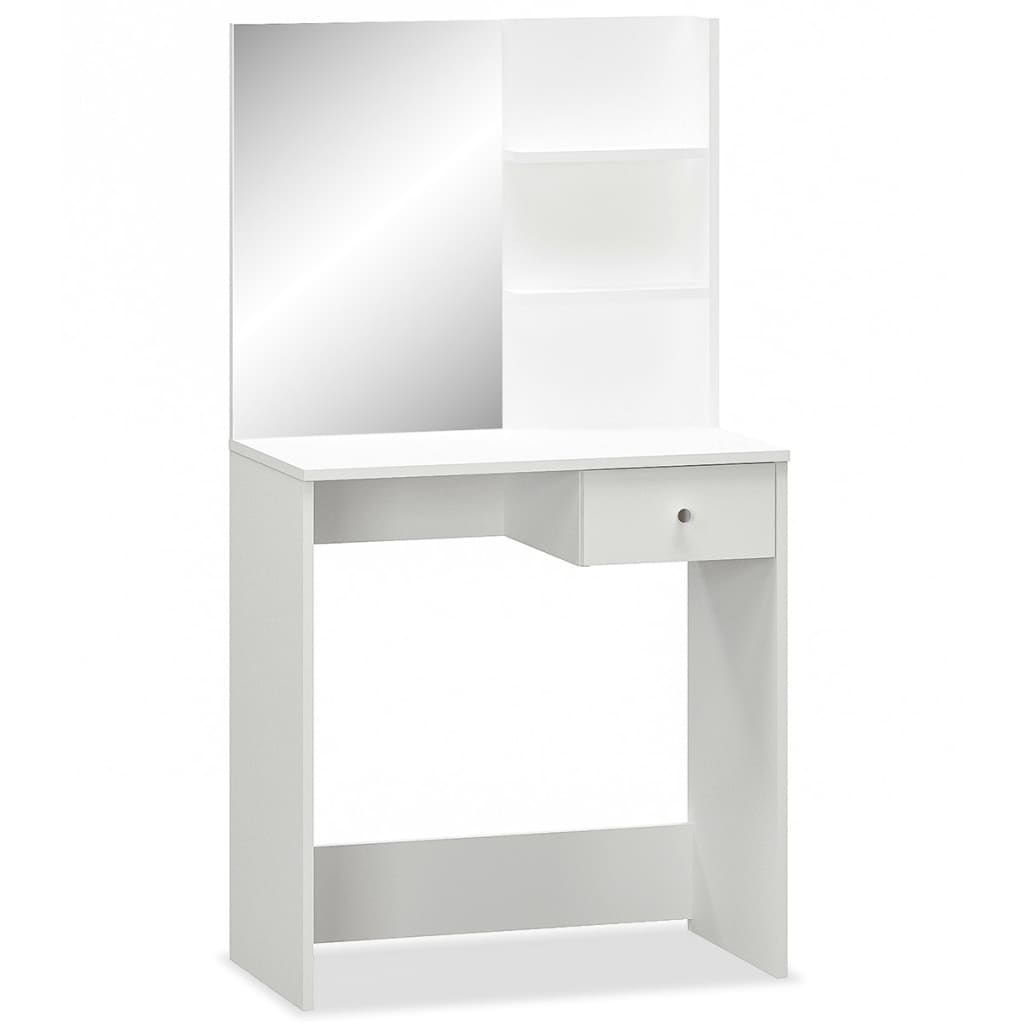 vidaXL Toaletní stolek dřevotříska 75 x 40 x 141 cm bílý