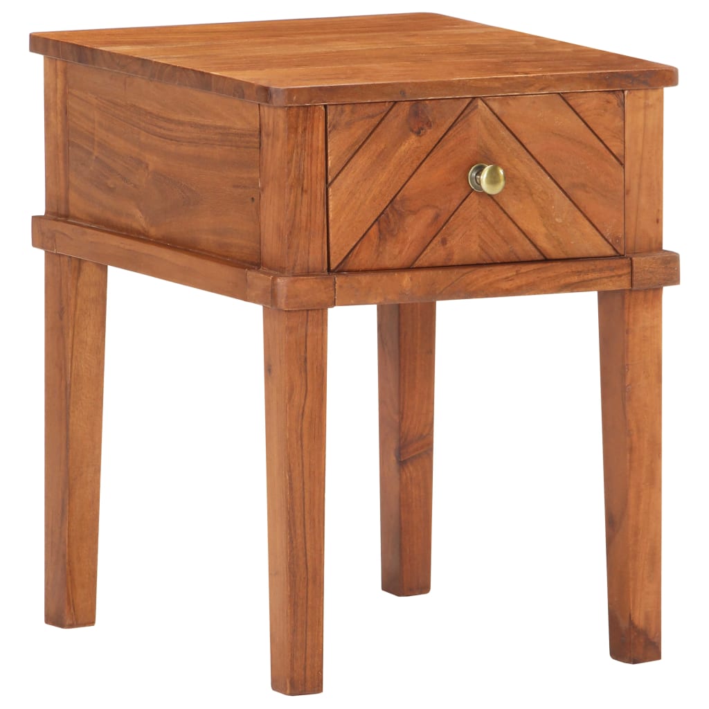 vidaXL Noční stolek 40 x 40 x 50 cm masivní akáciové dřevo