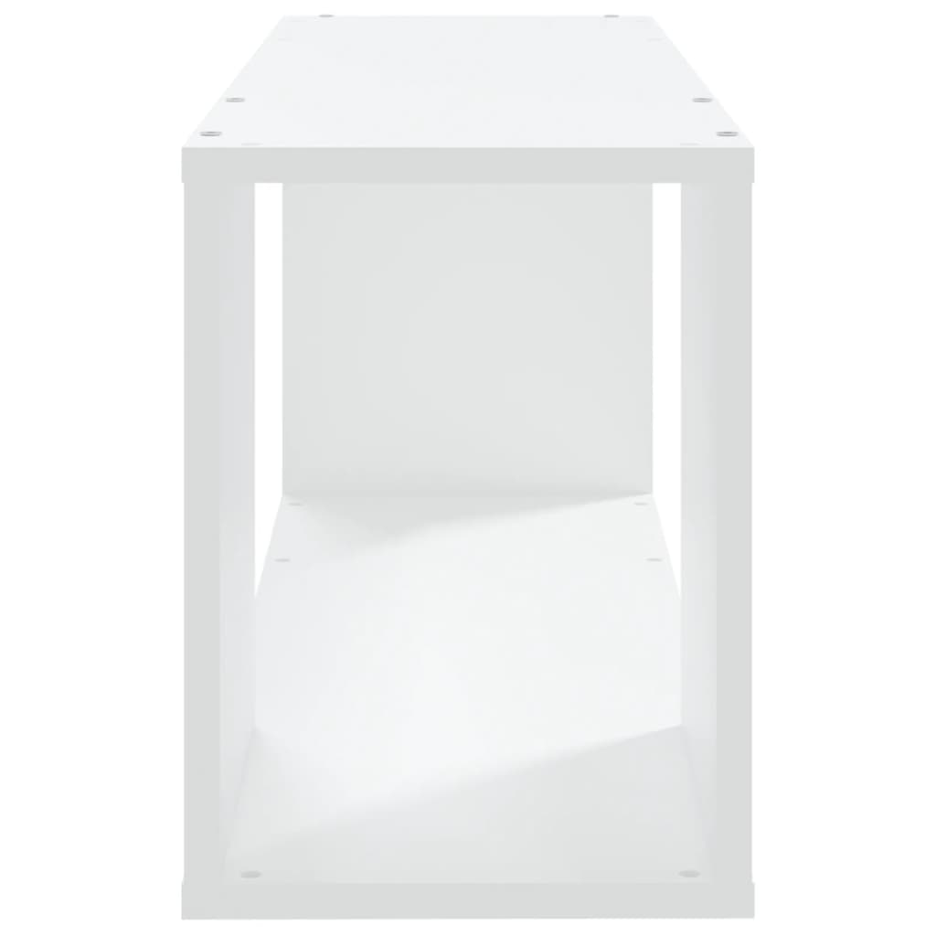 vidaXL TV stolek bílý 80 x 24 x 32 cm dřevotříska